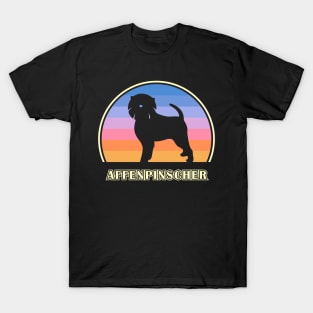 Affenpinscher Vintage Sunset Dog T-Shirt